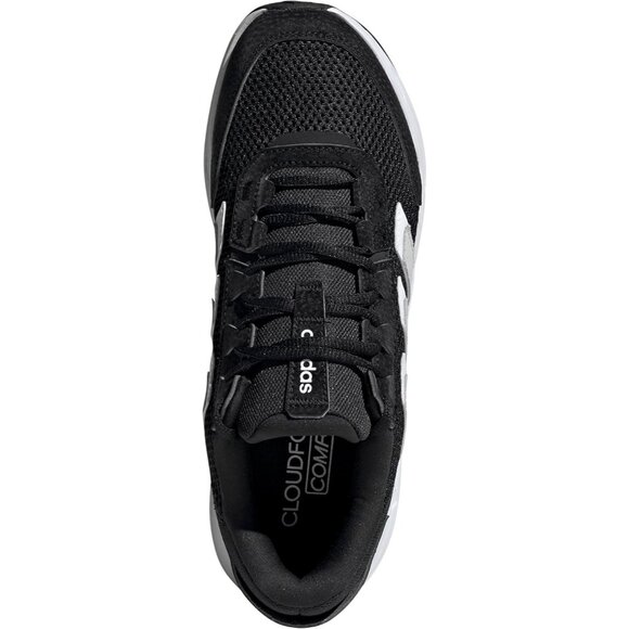 ⚡Adidas Men's Black/White/Grey Imported Rubber Lace Closure Fashion Sneaker - Picture 4 of 6